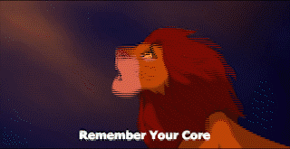 Remember your core
