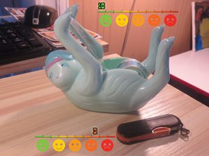 Rate items around a personal space