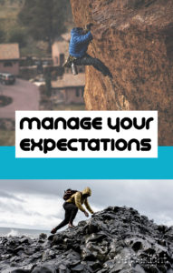 manage your expectations
